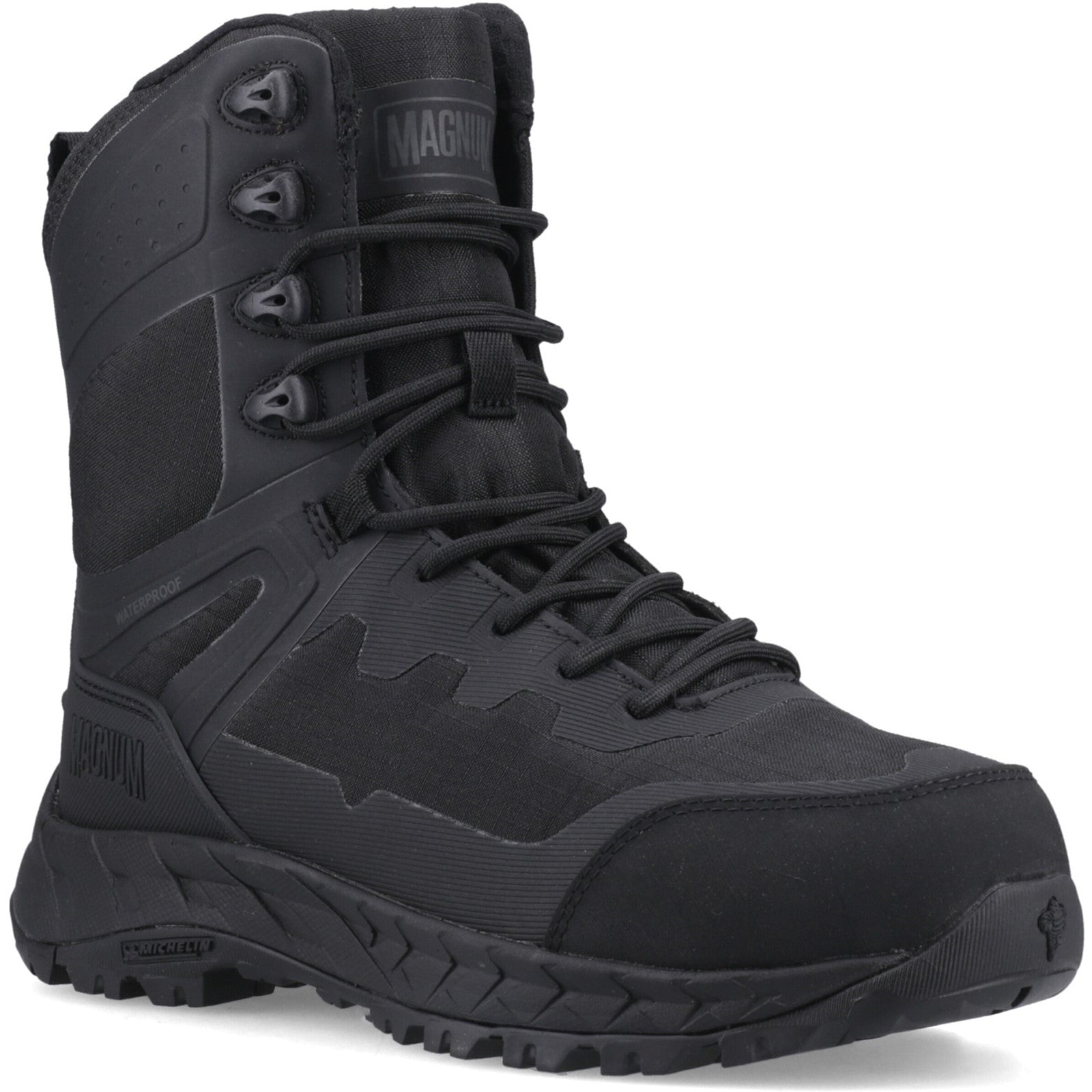 Magnum Ultima Pro 8.0 WP Side-Zip Uniform Boot  Black