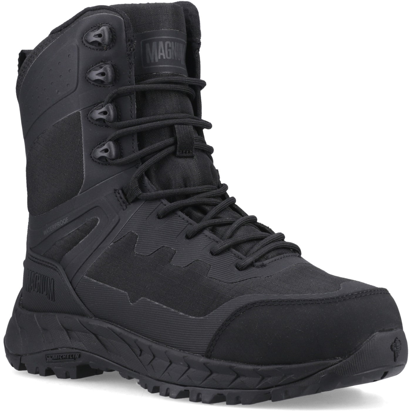 Magnum Ultima Pro 8.0 WP Side-Zip Uniform Boot  Black