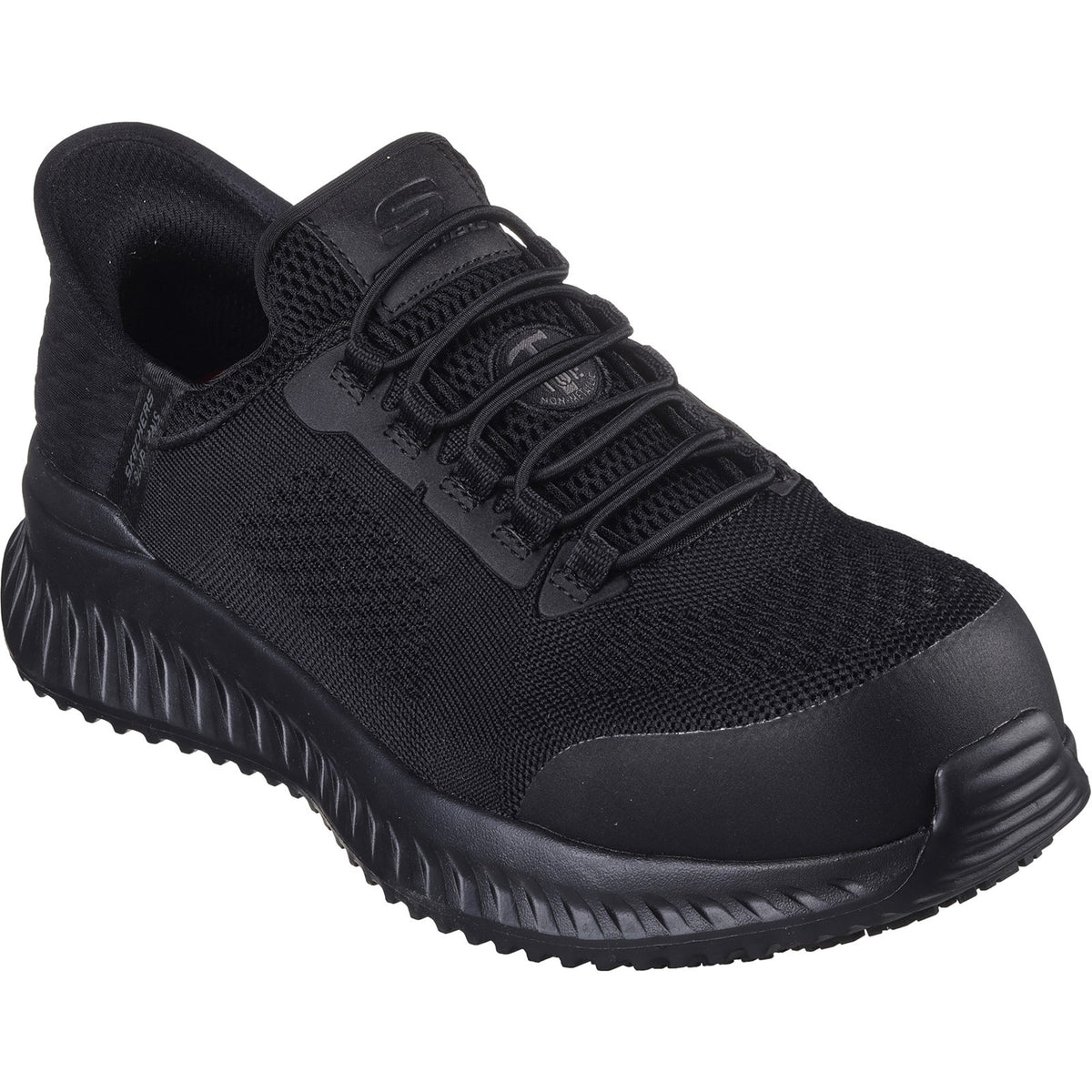 Men's Skechers Workwear Black Tilido Fletchit CT Safety Trainers