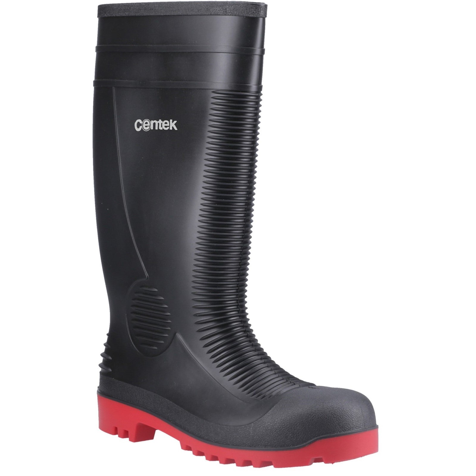 Centek FS340 Safety Wellington S5 Black/Red