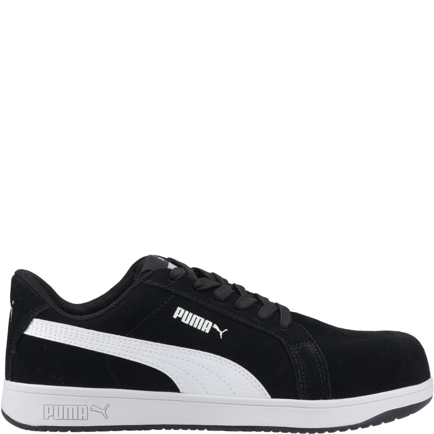 Puma Safety Iconic Low Suede Safety Shoe S1PL Black/White