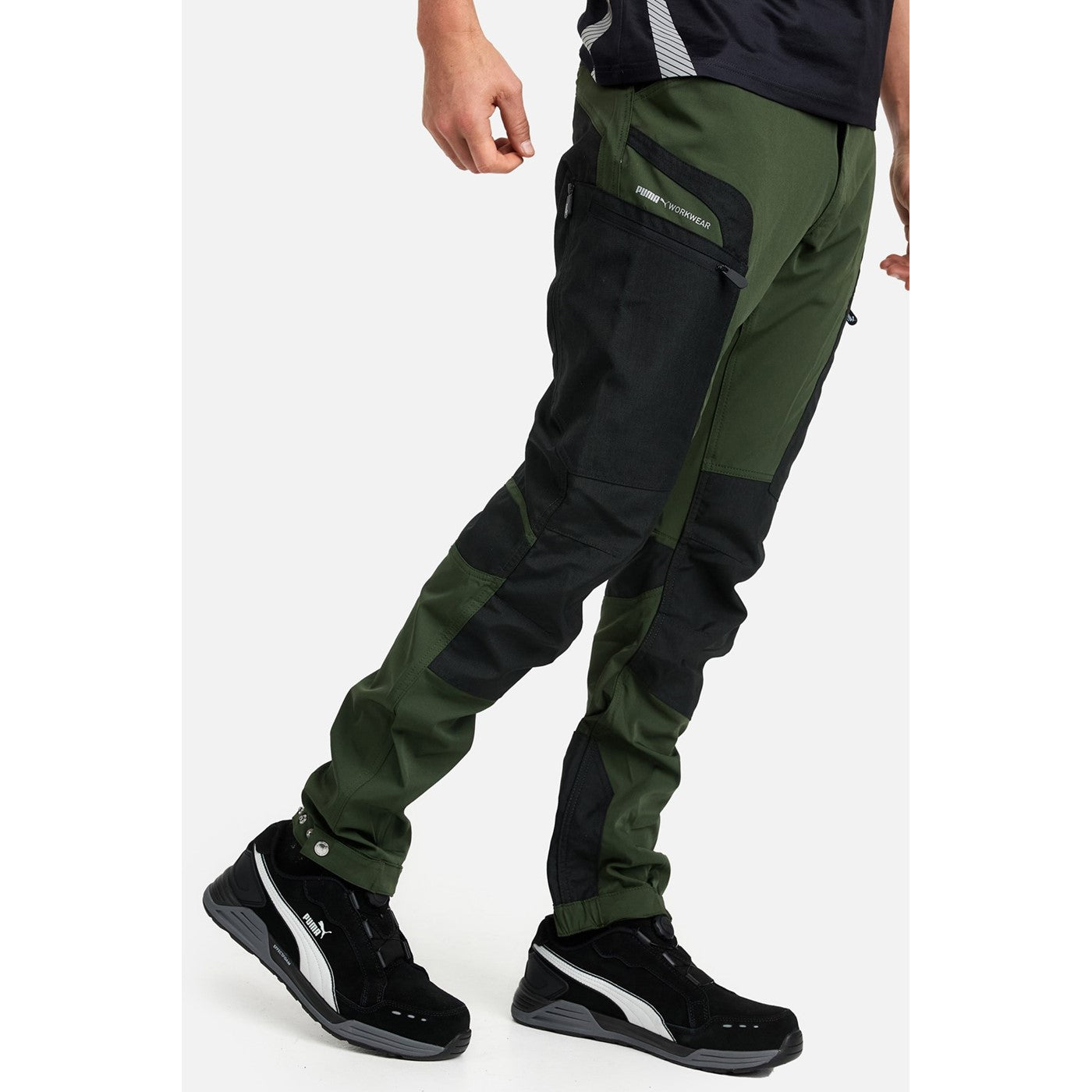 Puma Workwear Pro One Outdoor Trousers  Olive/Anthracite