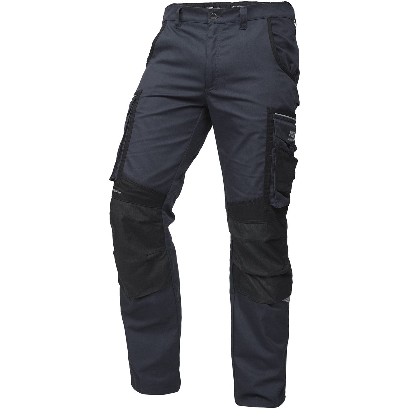 Puma Workwear Precision X Work Trousers  Anthracite/Black