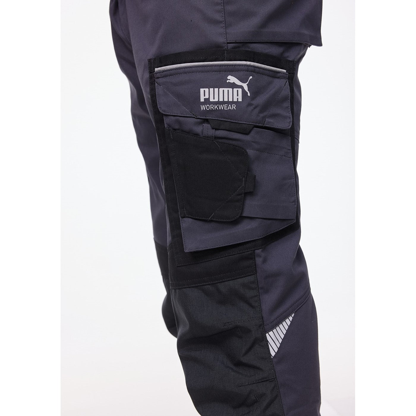 Puma Workwear Precision X Work Trousers  Anthracite/Black