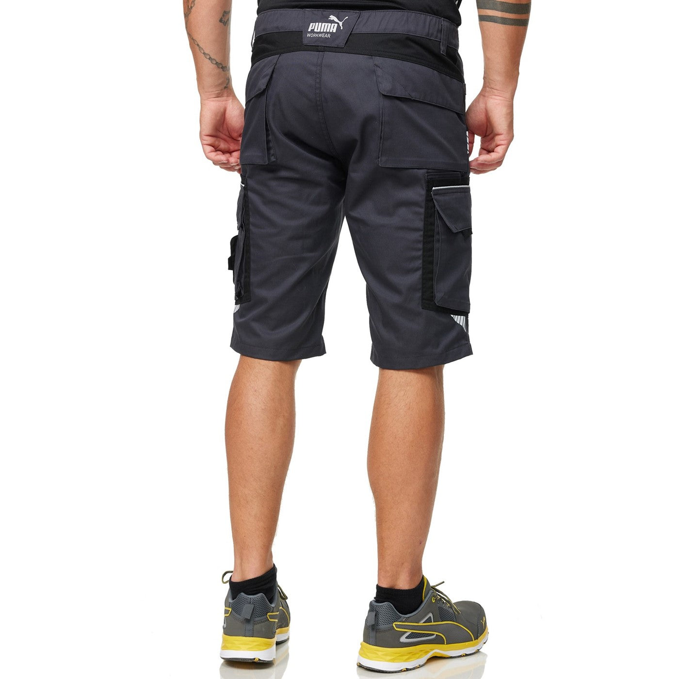 Puma Workwear Precision X Work Shorts  Anthracite/Black