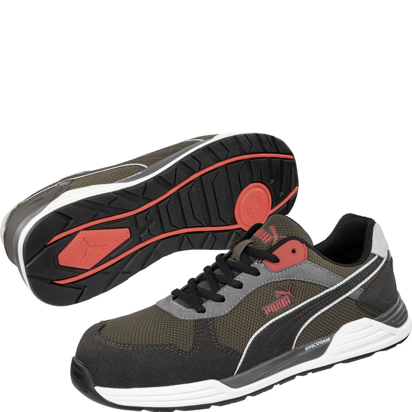 Puma Safety Frontside Ivy Low Trainer S1 Ivy/White/Red