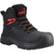 black red