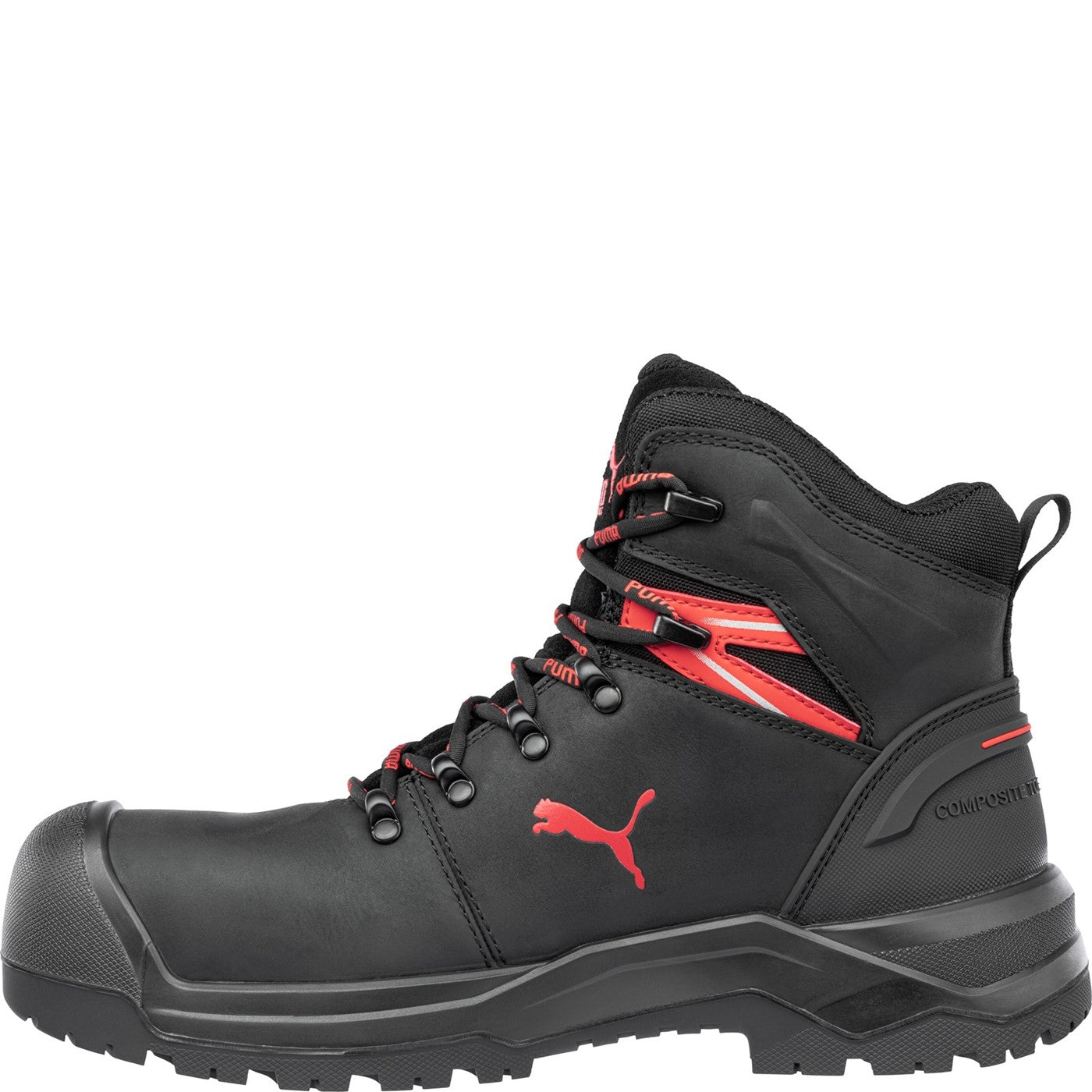 Puma Safety Iron Heavy Duty Boot S3S Black/Red