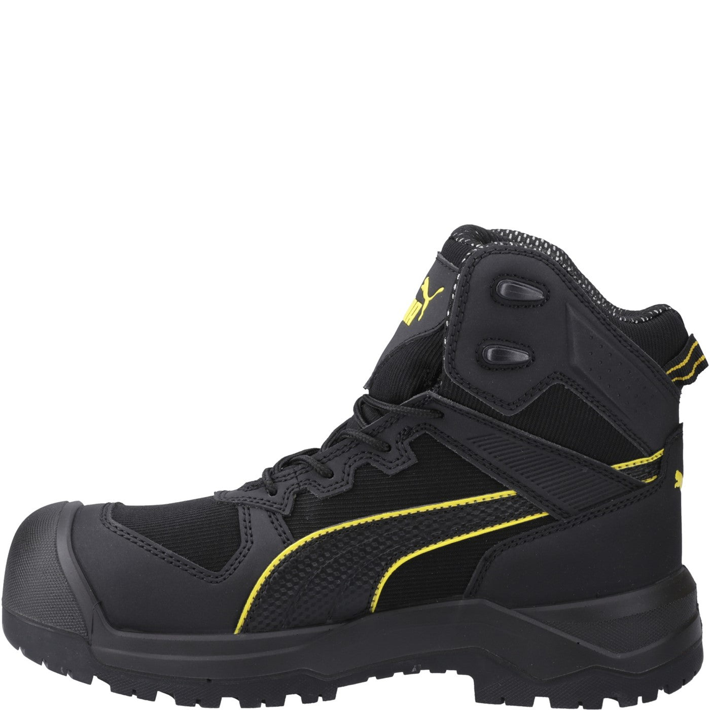 Puma Safety Rock Heavy Duty Waterproof Boot S7S Black/Yellow