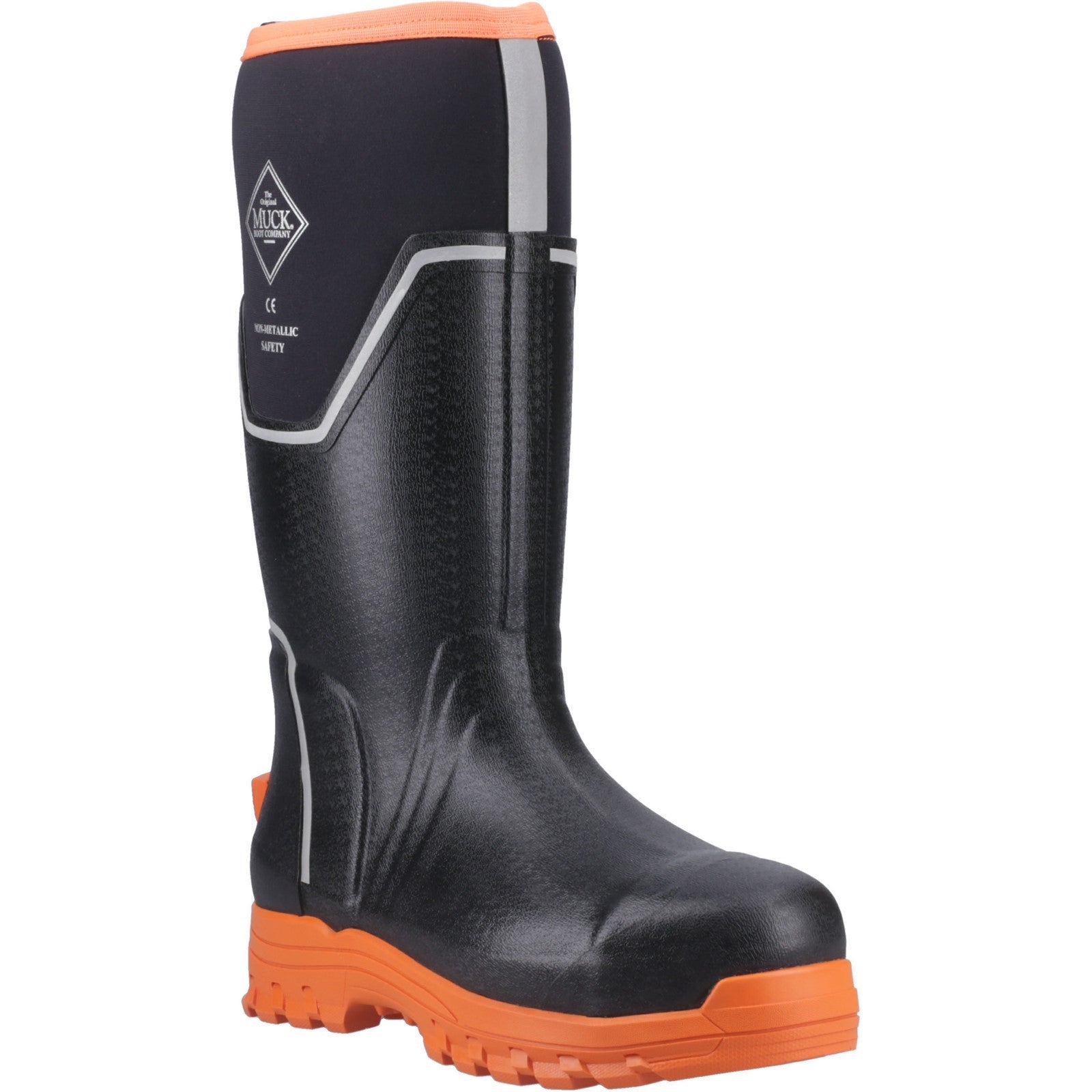 Muck Boots Grit S5 Safety Wellington S5 Black/Orange