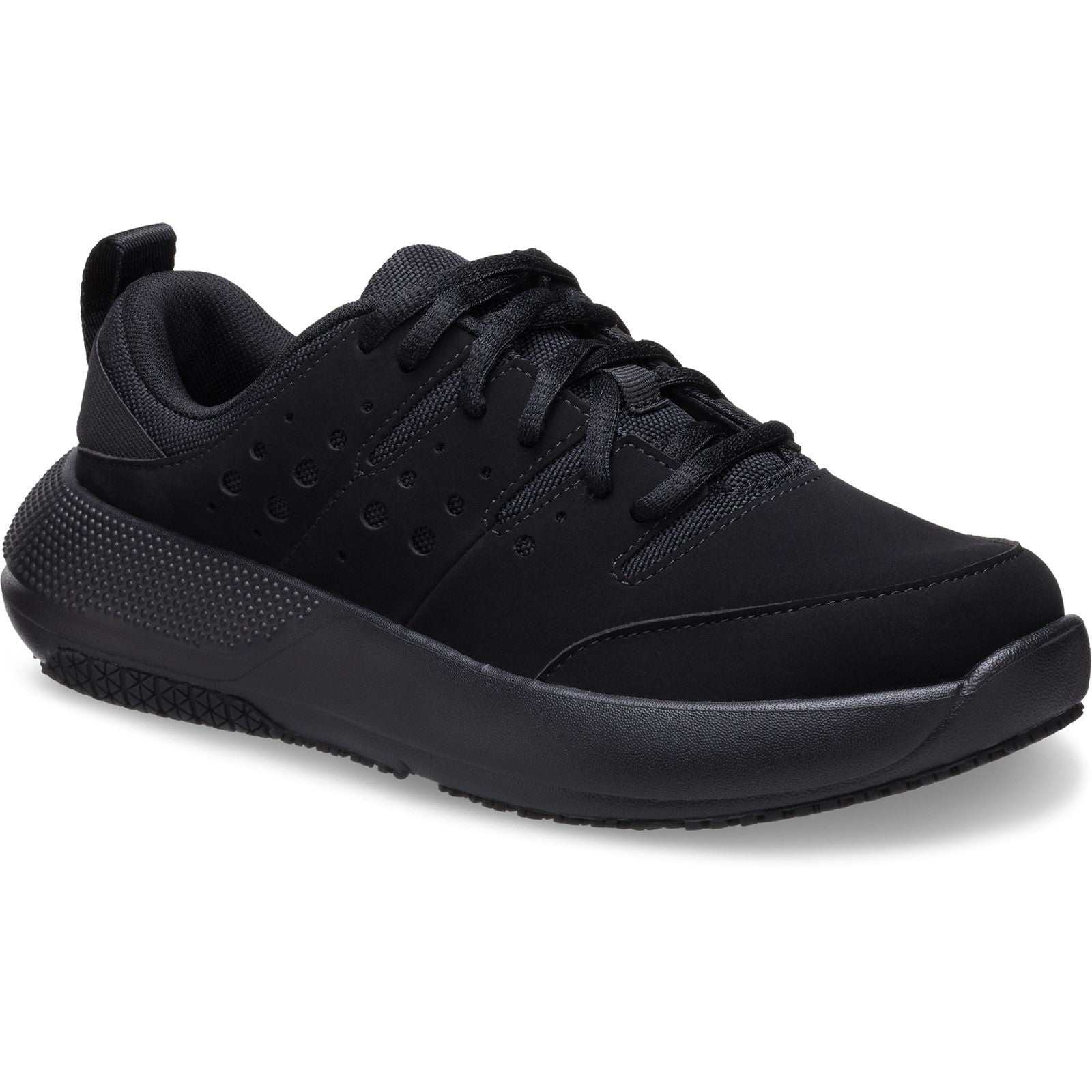 Crocs On the Clock Work Sneaker  Triple Black