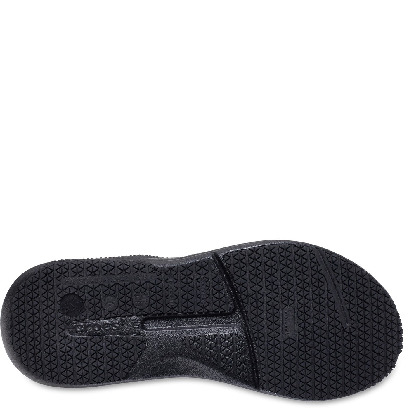 Crocs On the Clock Work Sneaker  Triple Black