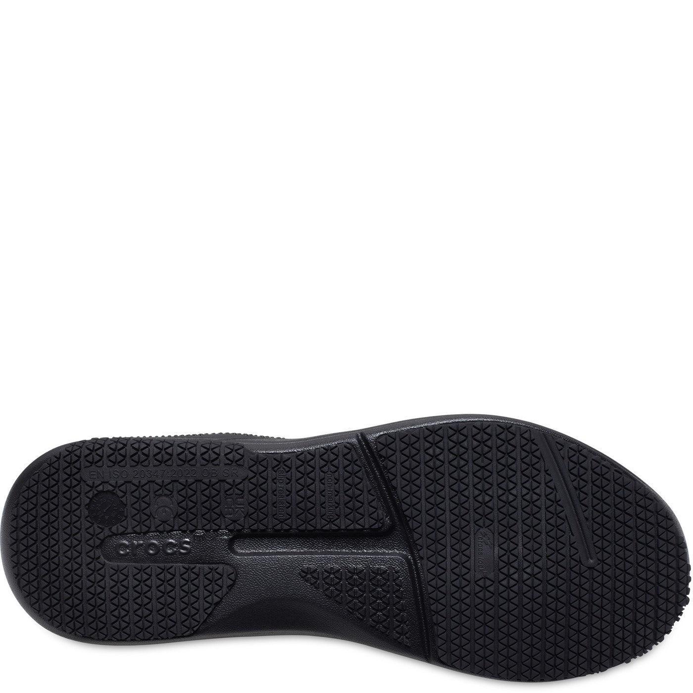 Crocs On the Clock Work Sneaker  Triple Black