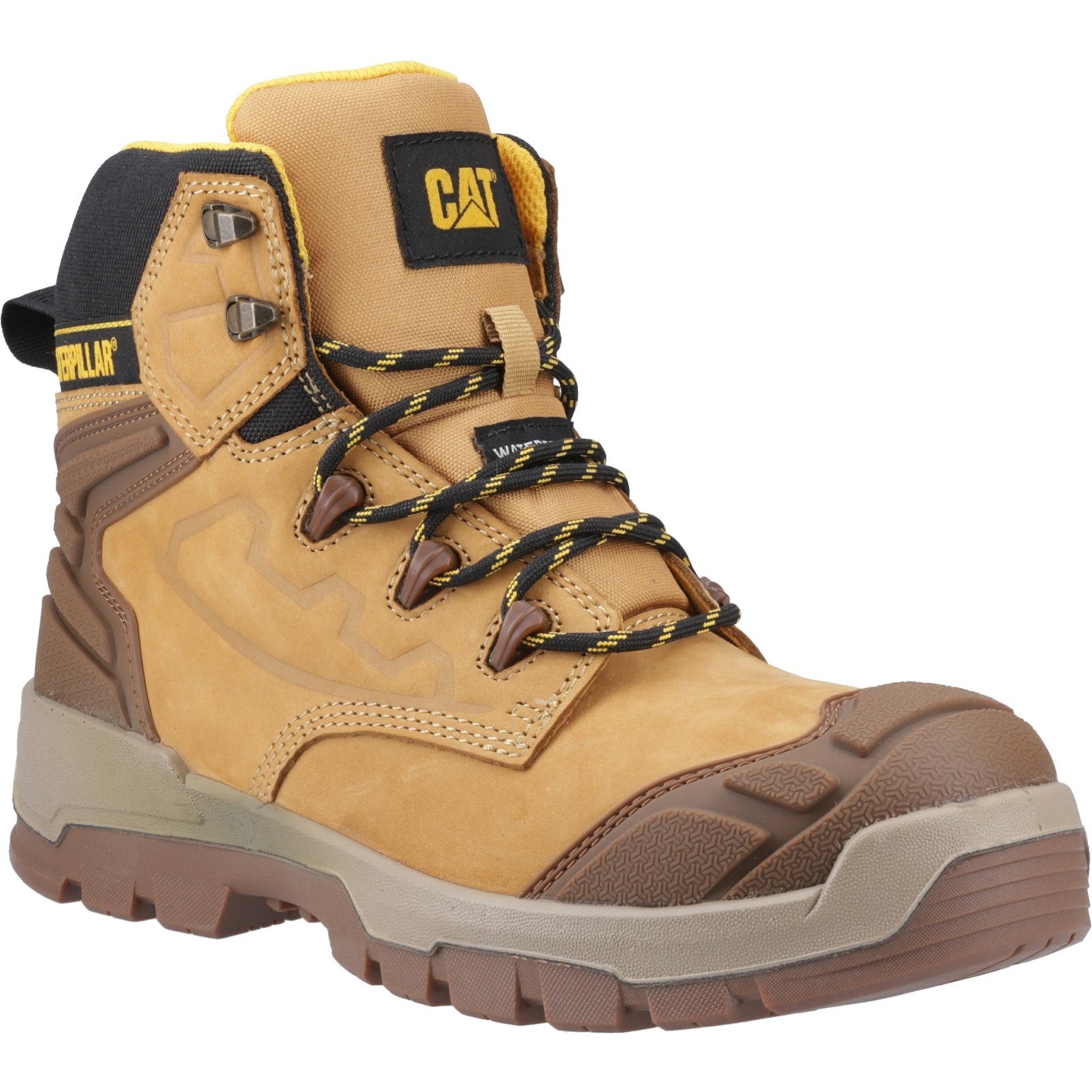 Caterpillar STRIVER XL 6" Safety Boot S7 Black/Honey/Yellow