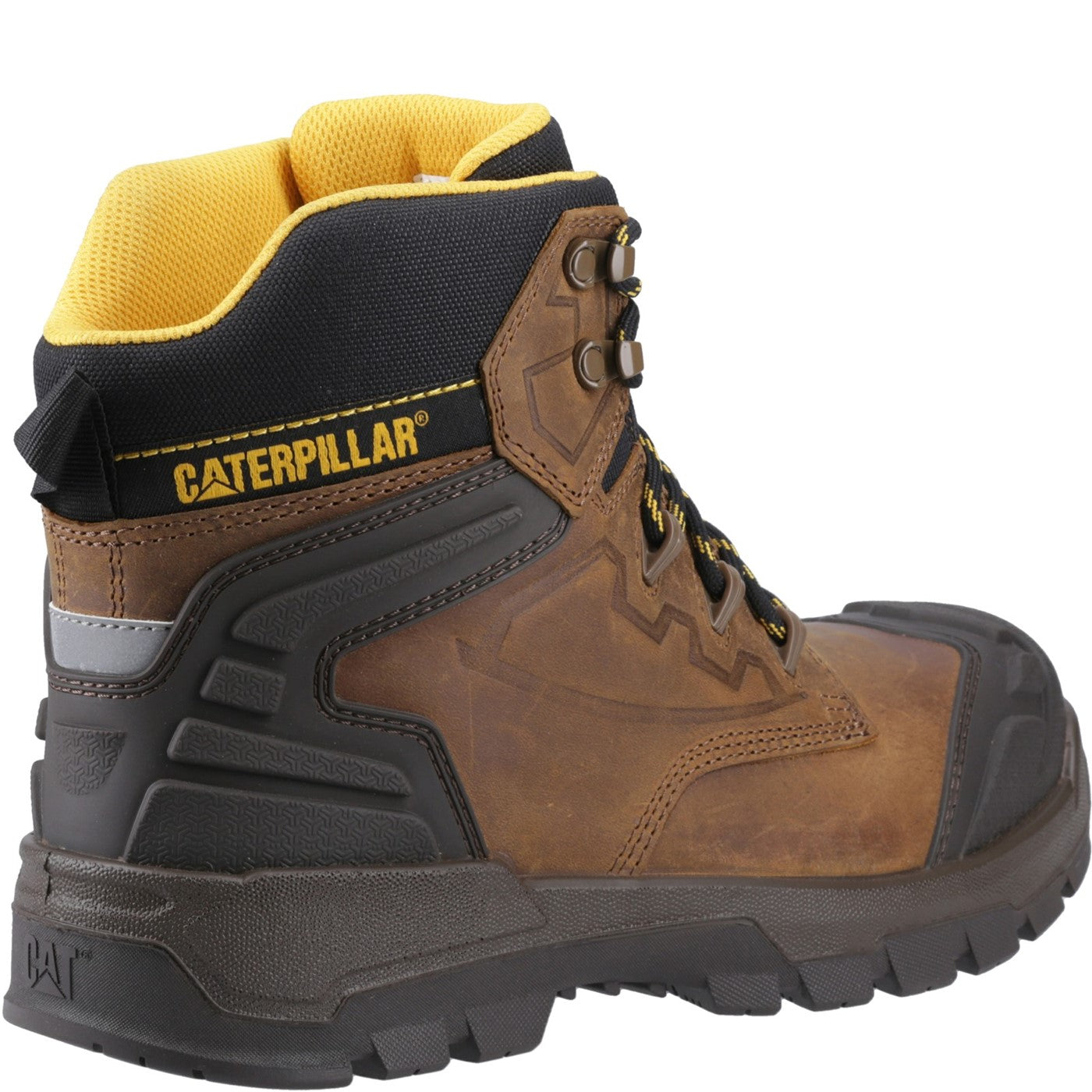 Caterpillar STRIVER XL 6" Safety Boot S7 Dark Beige/Black/Yellow