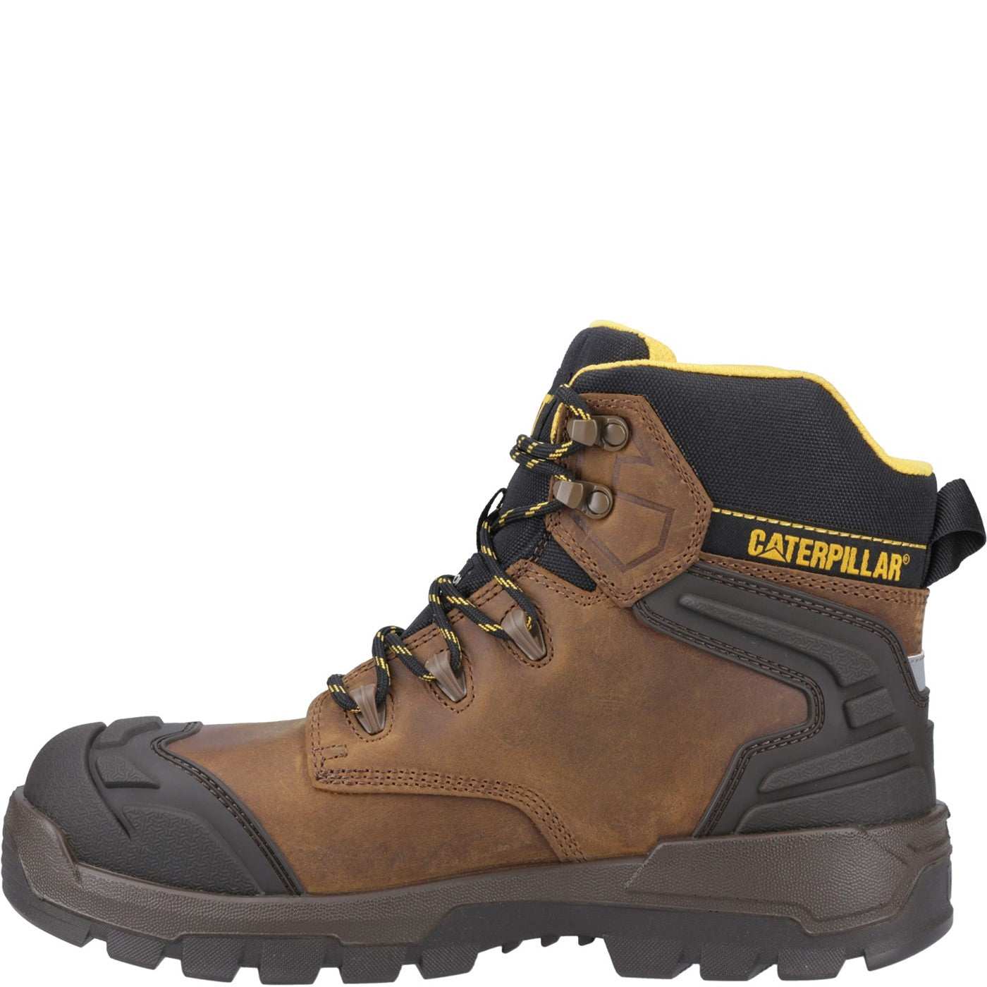 Caterpillar STRIVER XL 6" Safety Boot S7 Dark Beige/Black/Yellow