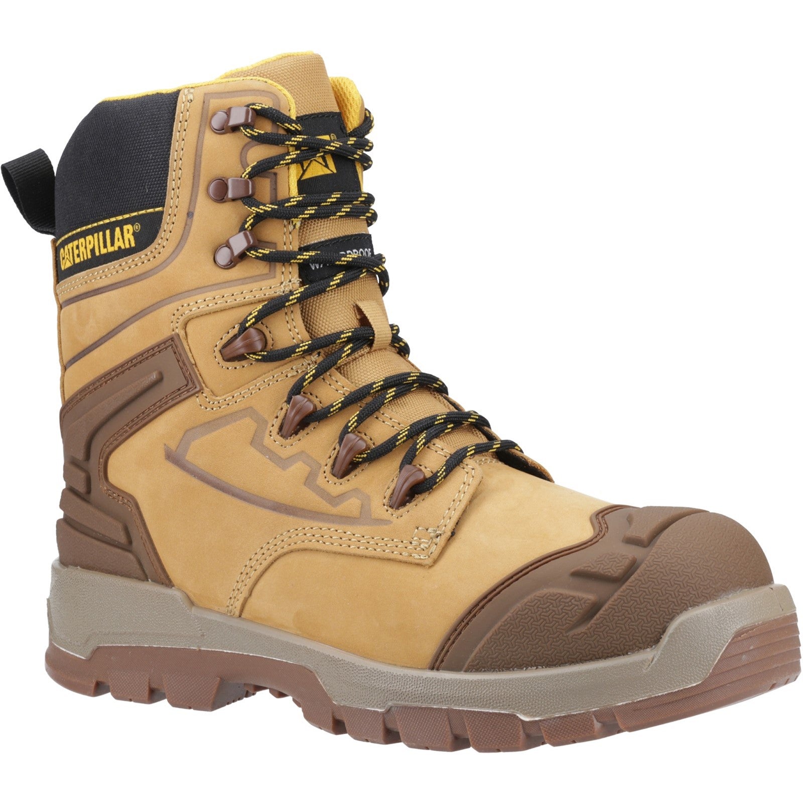 Caterpillar STRIVER XL 8" Safety Boot S7 Black/Honey/Yellow