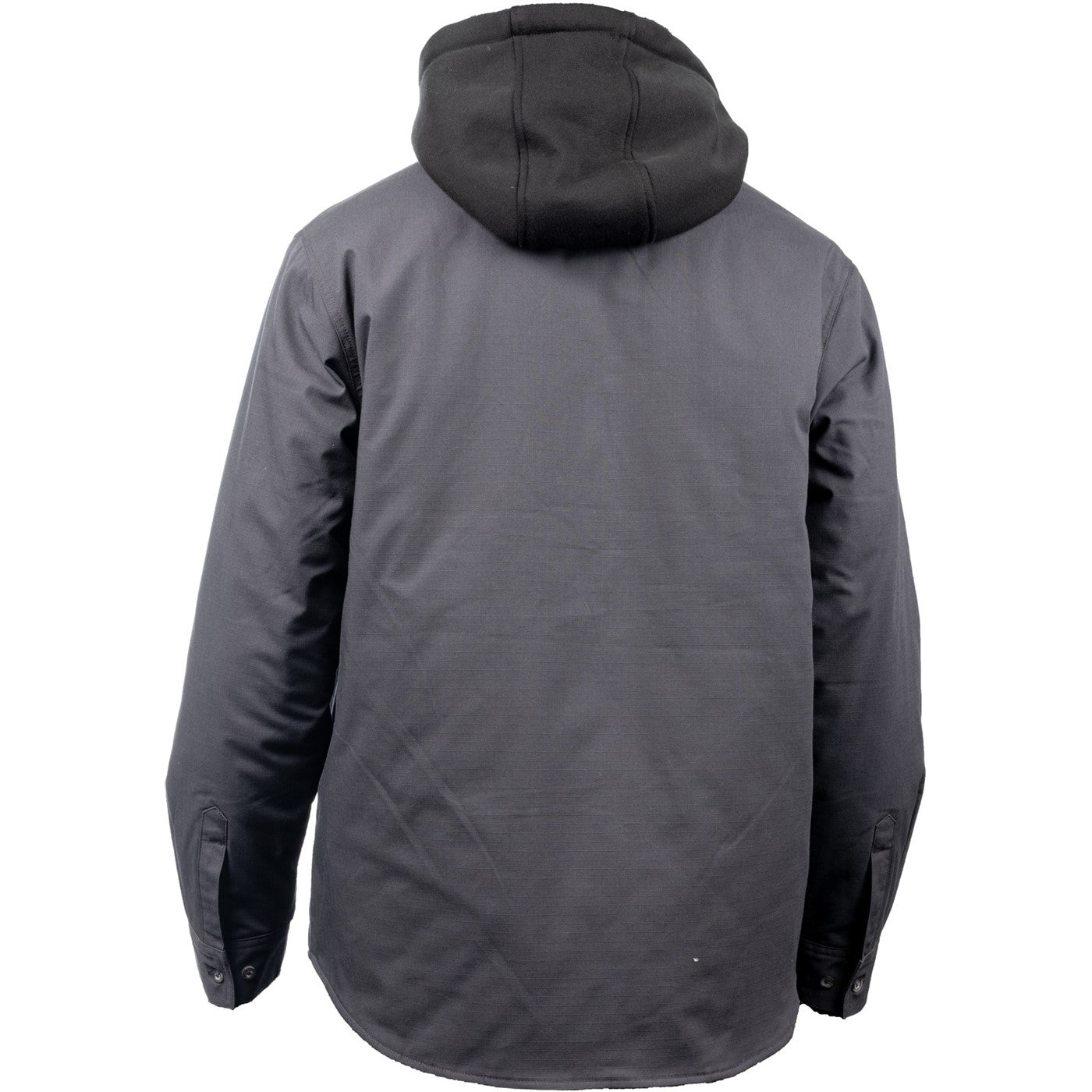 Hard Yakka Quilted Solid Shacket  Charcoal