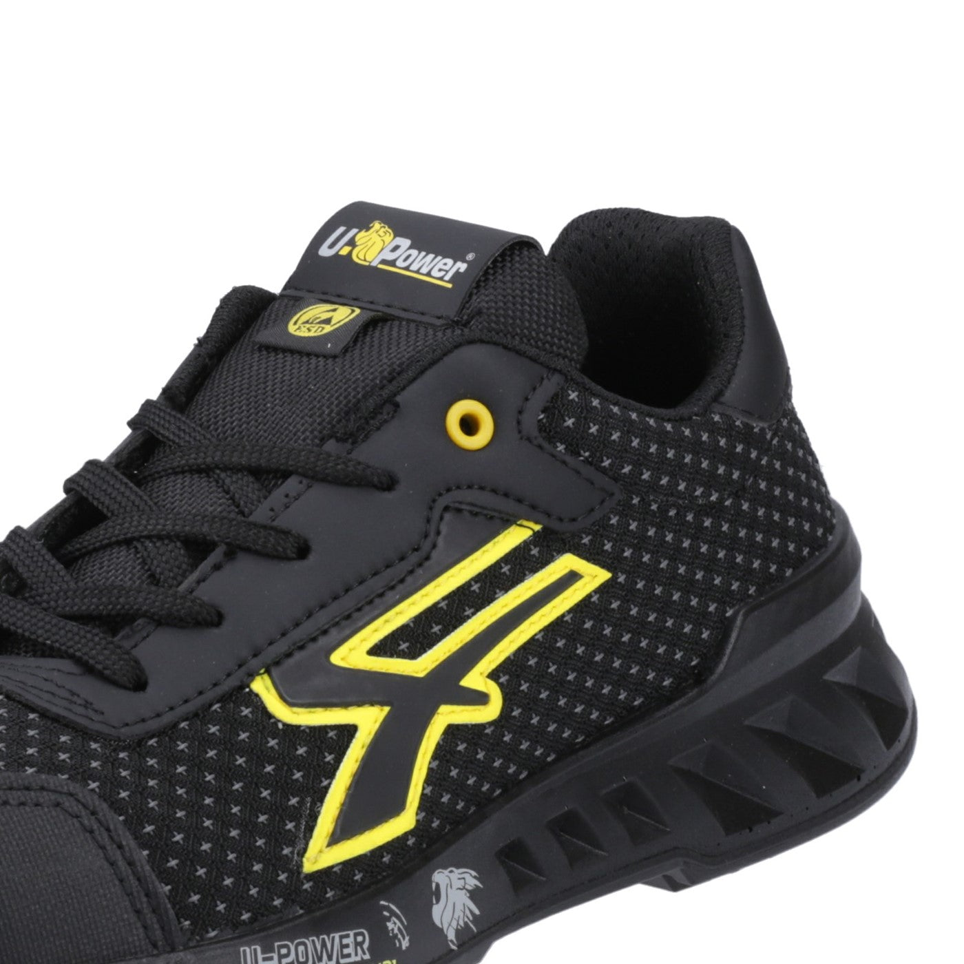 U Power Matt Lightweight Safety Shoes S3 Black