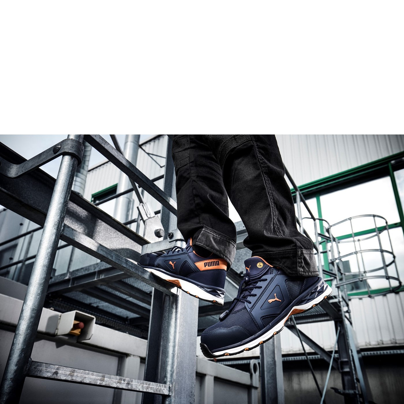 Puma Safety Chase Safety Trainer S1PS Blue/Orange
