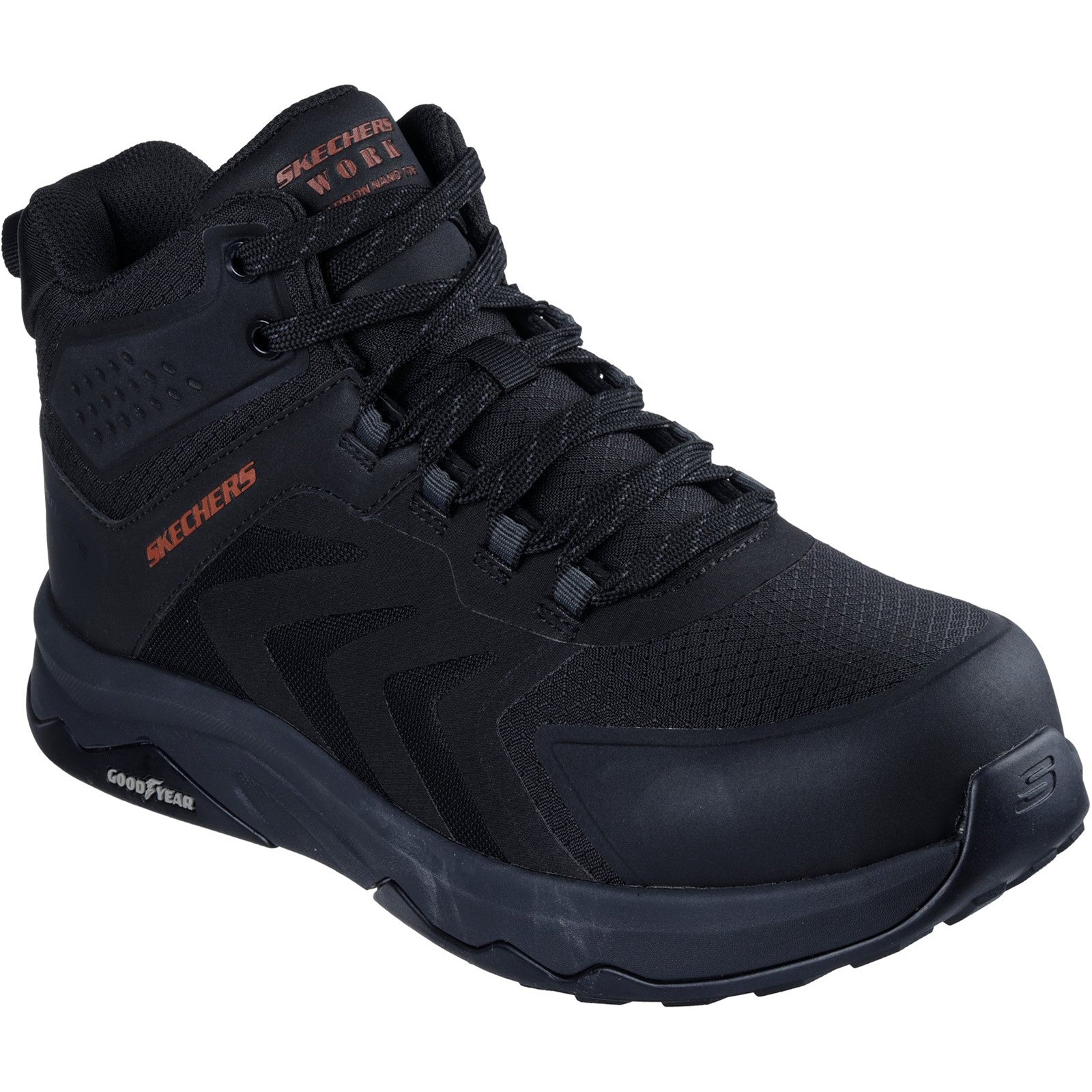 Skechers Workwear Speed-Flex Trekker Safety Boots S3S Black/Red