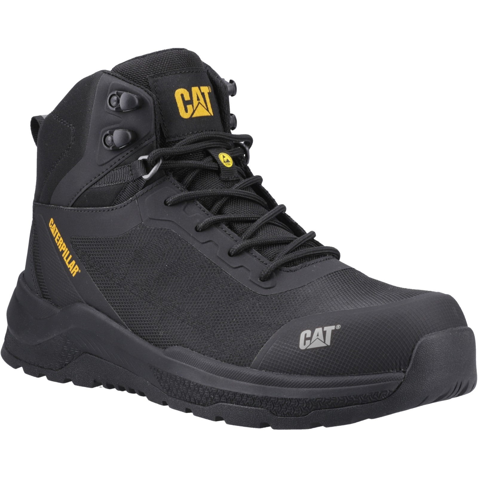 Caterpillar Inductor Mesh Mid Boot S7S Black