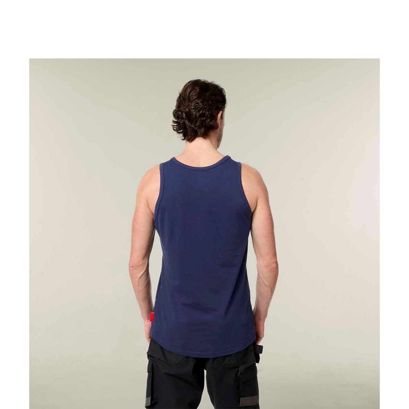 Hard Yakka Heritage Singlet  Navy