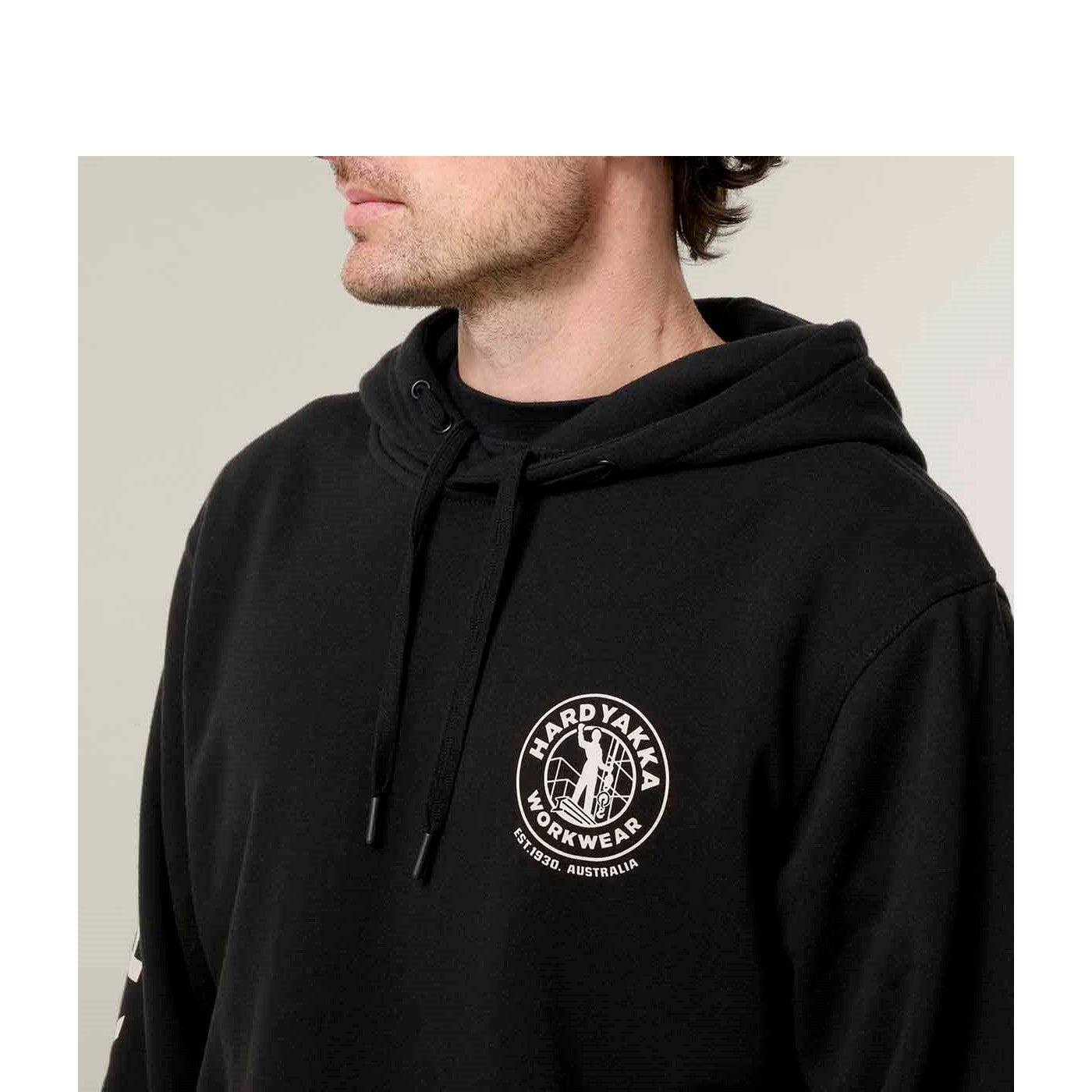 Hard Yakka Heritage Hoodie  Black