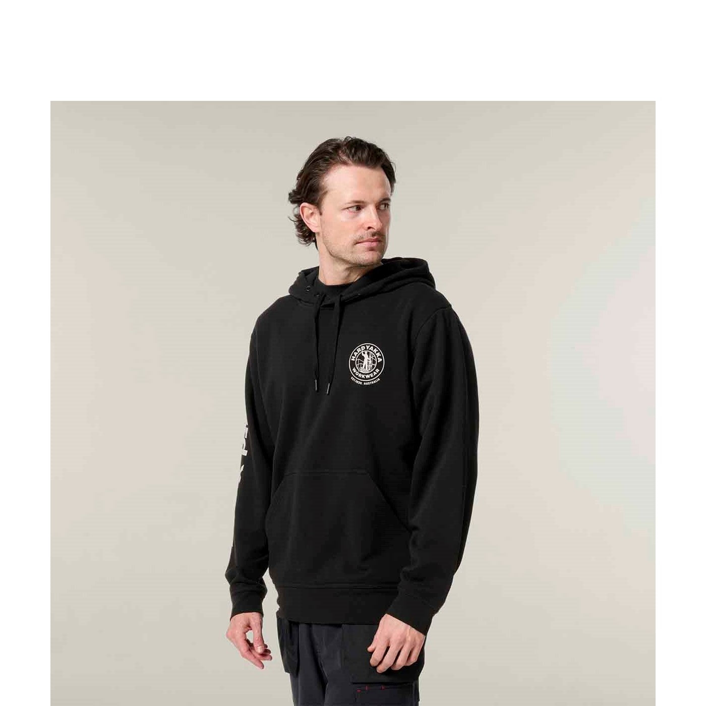 Hard Yakka Heritage Hoodie  Black