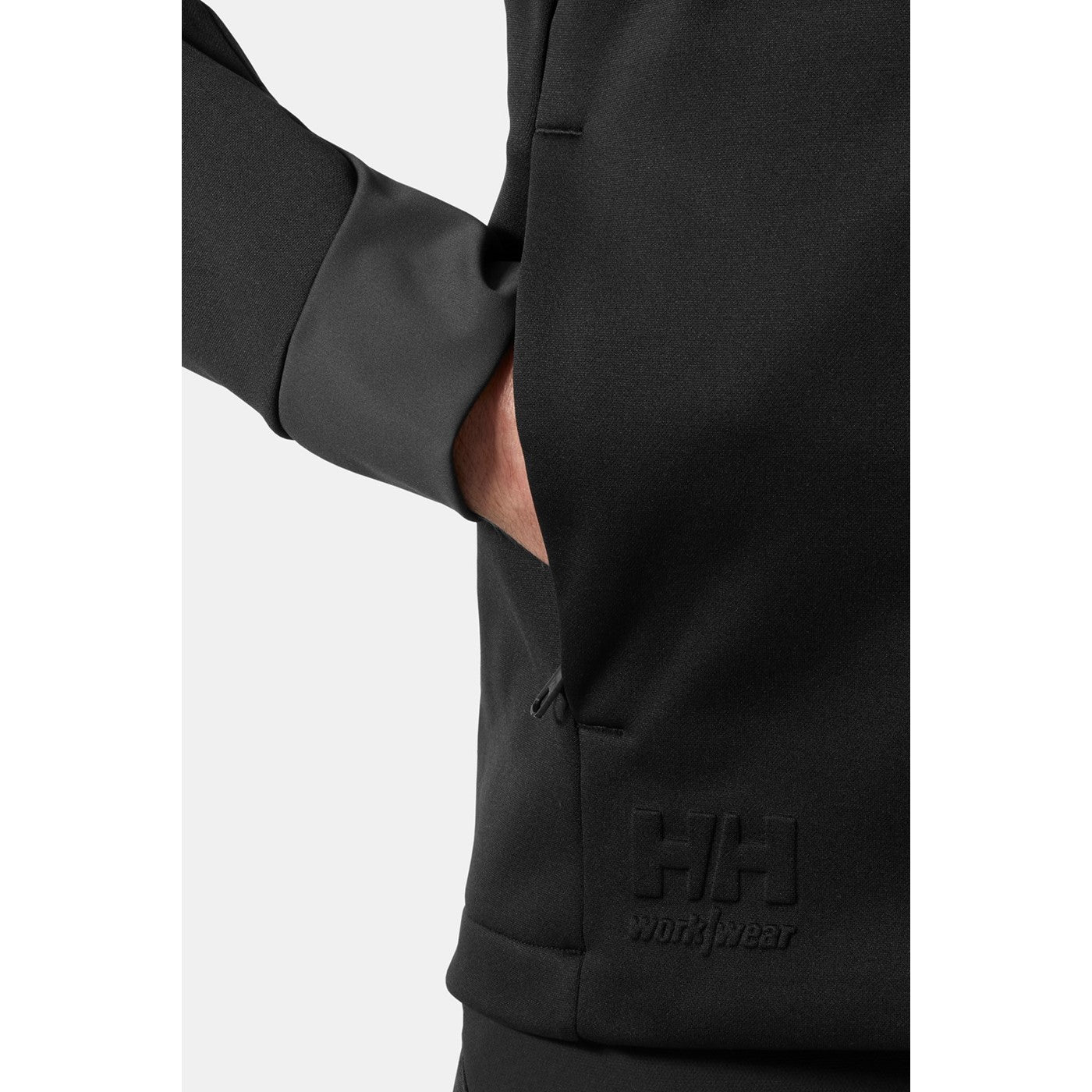 Helly Hansen Workwear Tech Hooded Midlayer  Black