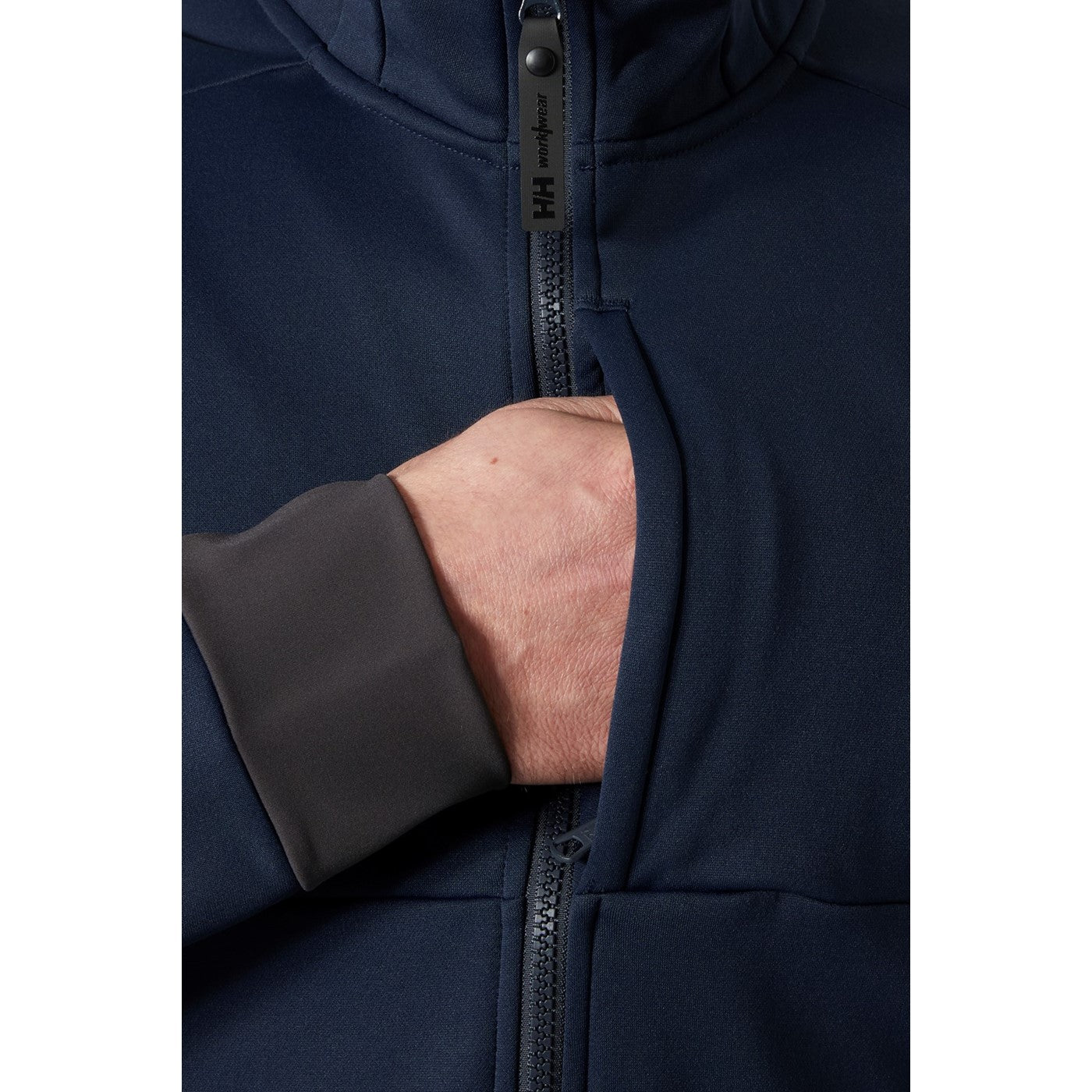 Helly Hansen Workwear Tech Hooded Midlayer  Navy