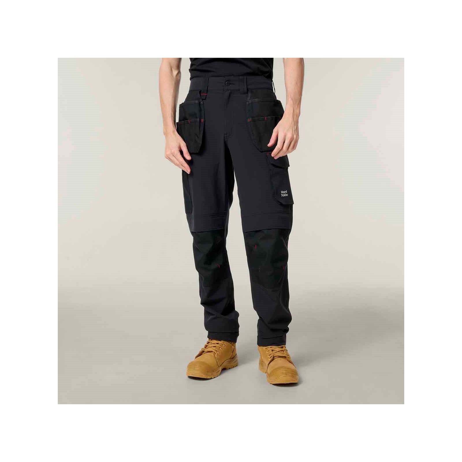 Hard Yakka Toughmaxx Lite Holster Pocket Pant  Black