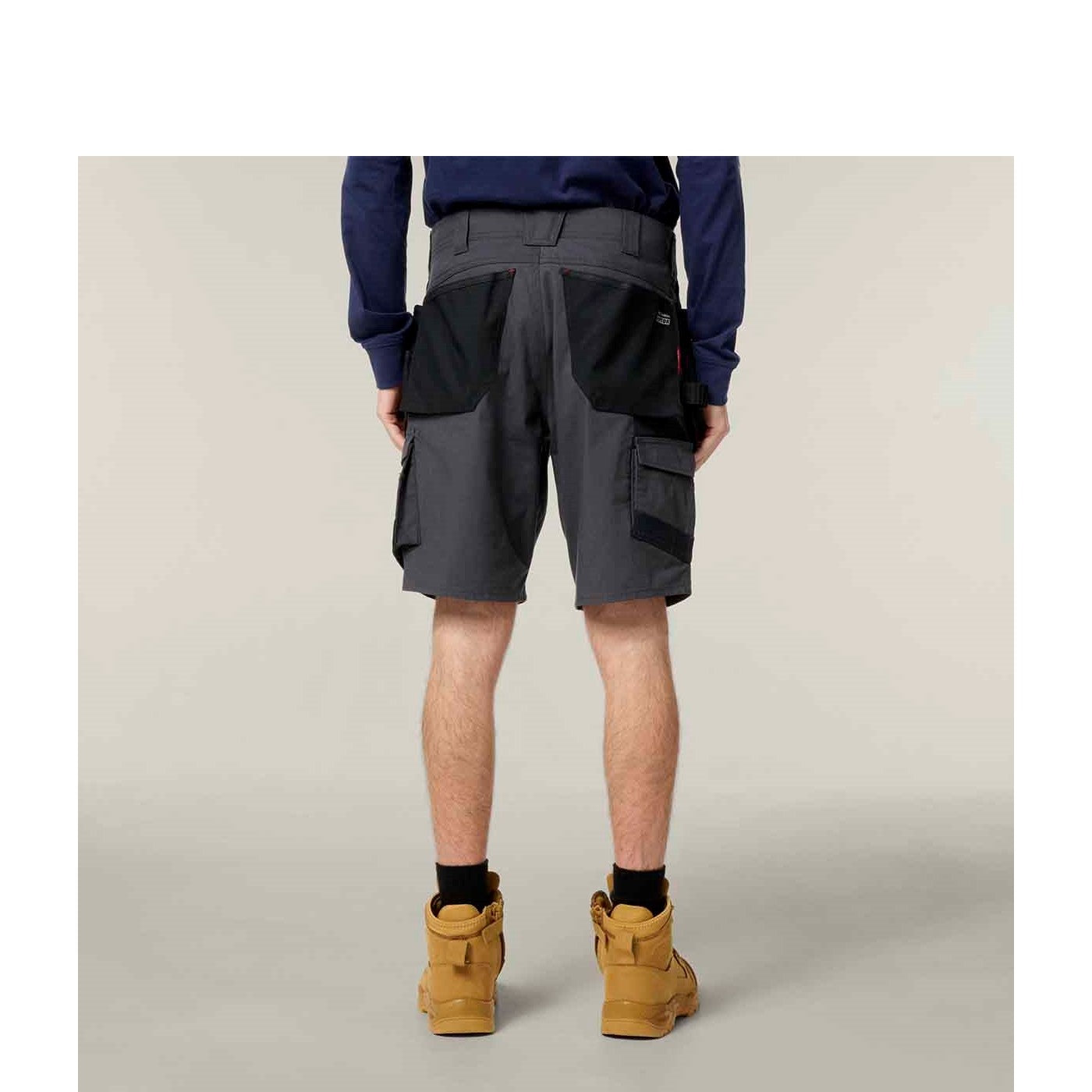 Hard Yakka Raptor Active Holster Pocket Shorts  Graphite