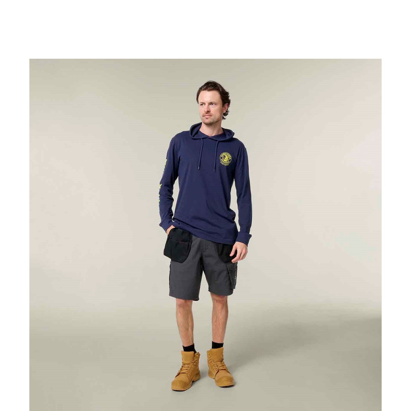 Hard Yakka Raptor Active Holster Pocket Shorts  Graphite