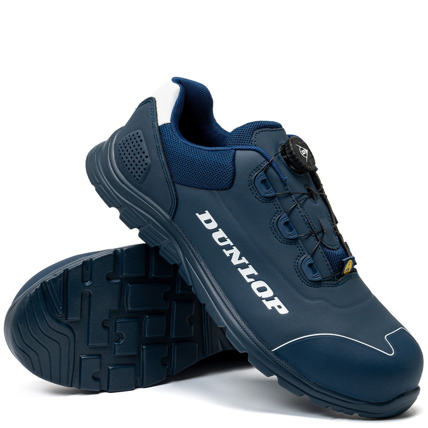 Dunlop Matt Safety Shoes S3S Navy/White