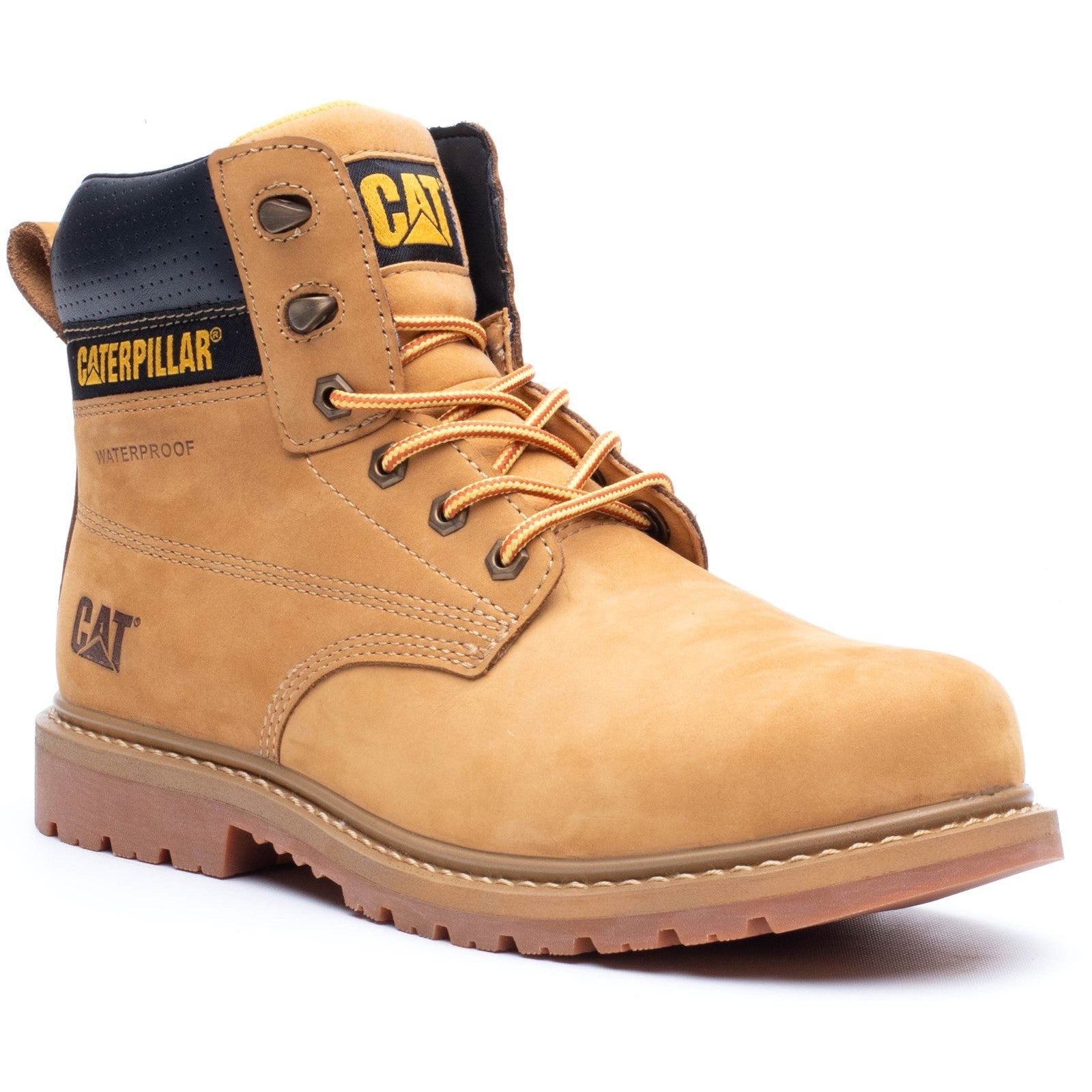Caterpillar Silva Lace up Occupational Work Boot  Honey