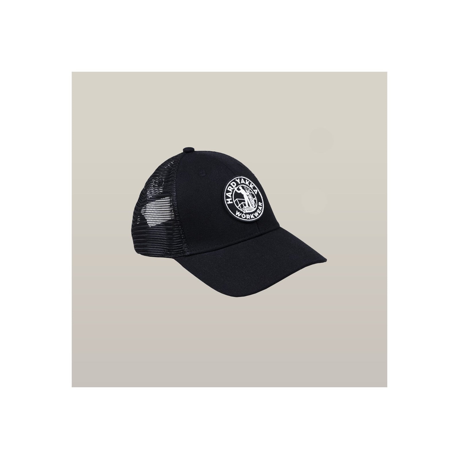 Hard Yakka Heritage Trucker Cap  Black