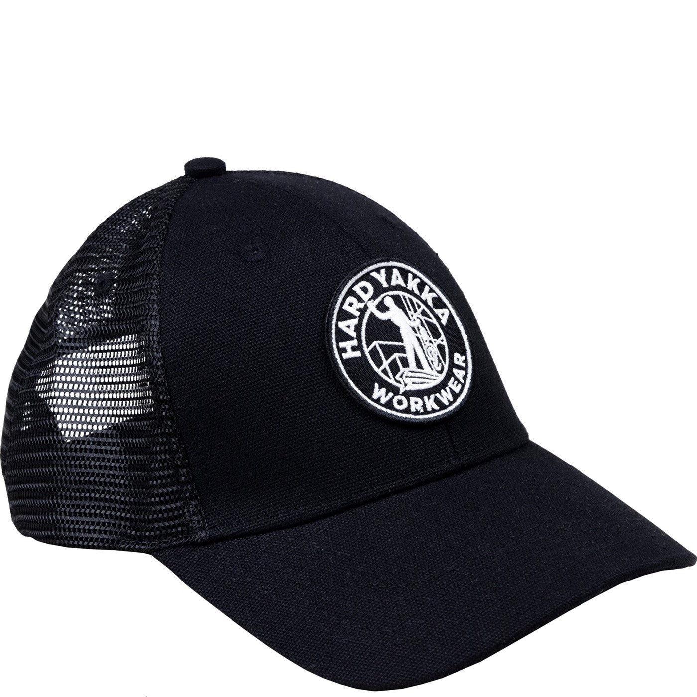 Hard Yakka Heritage Trucker Cap  Black