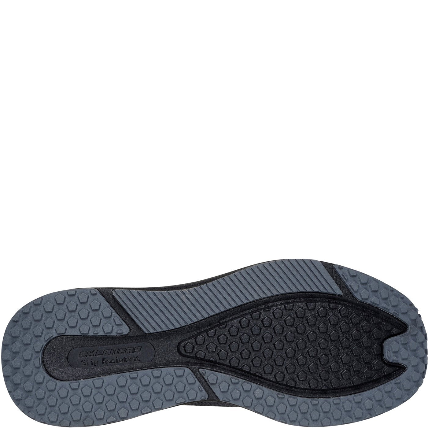 Skechers Workwear Transporter Lite Safety Trainer  Black Textile/Synthetic