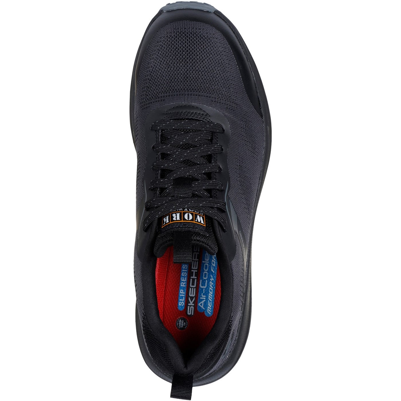 Skechers Workwear Transporter Lite Safety Trainer  Black Textile/Synthetic
