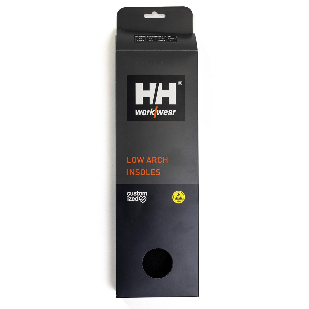 Helly Hansen Workwear Dynamic Arch Insole - Low  Black/ Dark Orange