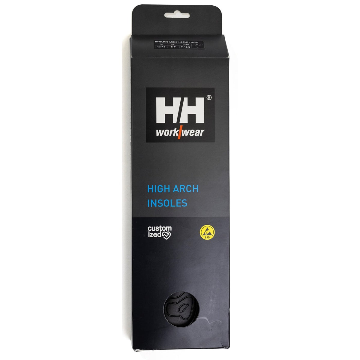 Helly Hansen Workwear Dynamic Arch Insole - High  Black/Stone Blue