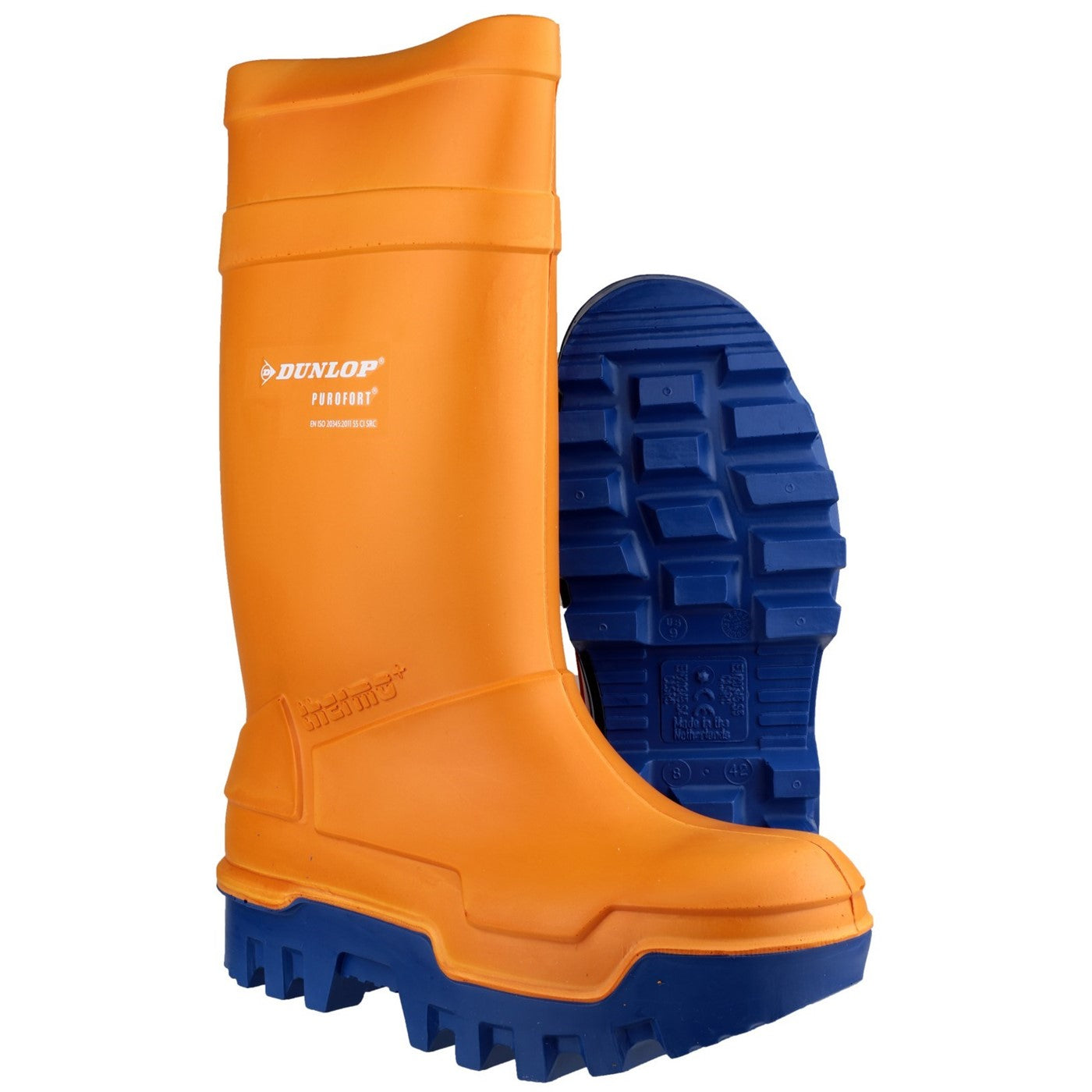 Dunlop Purofort Thermo+ Full Safety Wellington S5 Orange