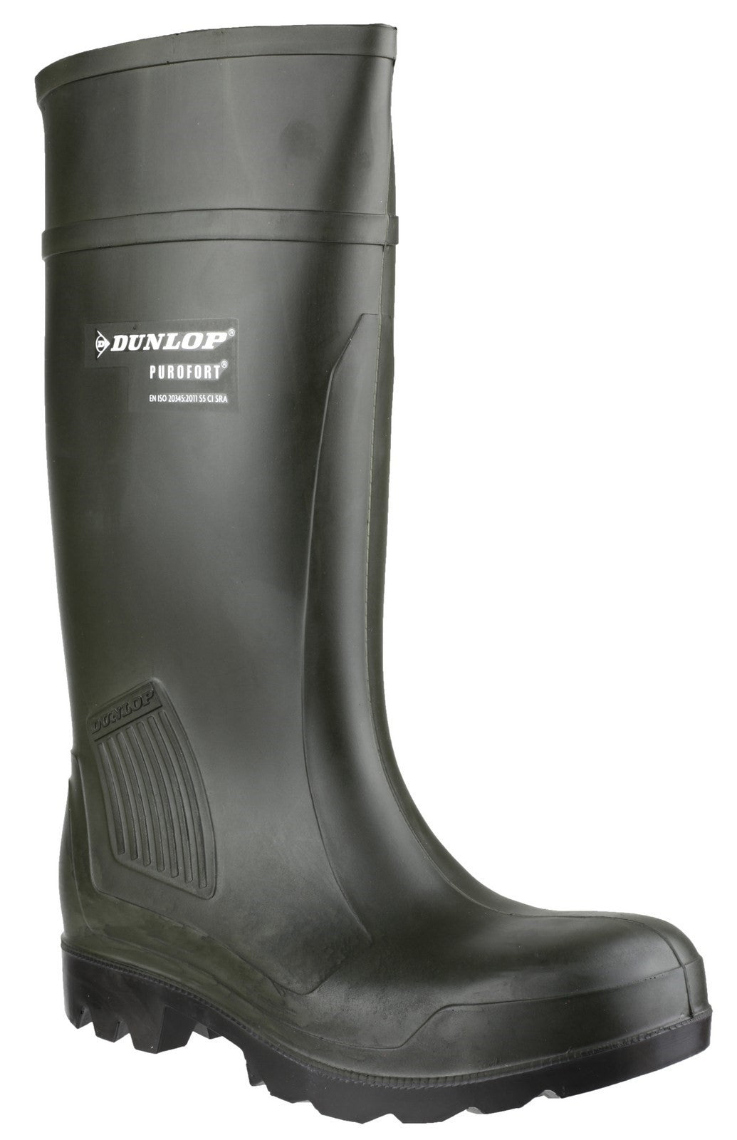 Dunlop Purofort Professional Full Safety Wellington S5 Green