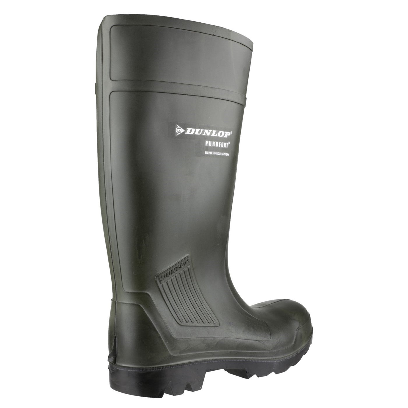 Dunlop Purofort Professional Full Safety Wellington S5 Green