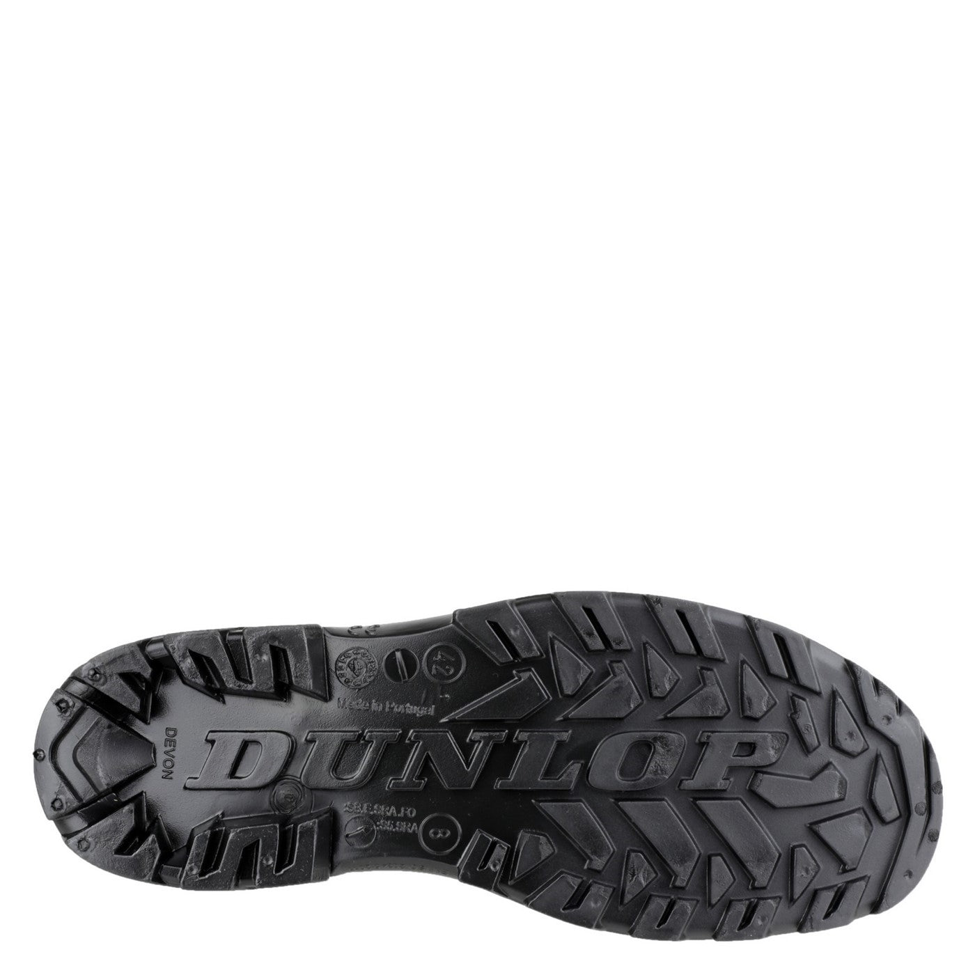 Dunlop Devon Full Safety Wellington S5 Green/Black