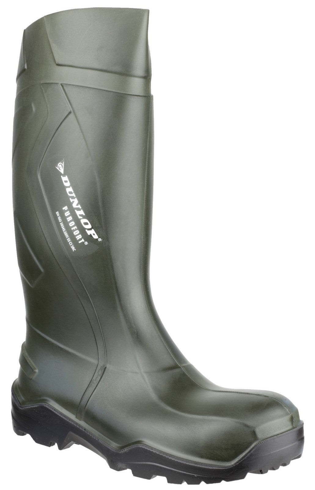 Dunlop Purofort+ Full Safety Wellington S5 Green