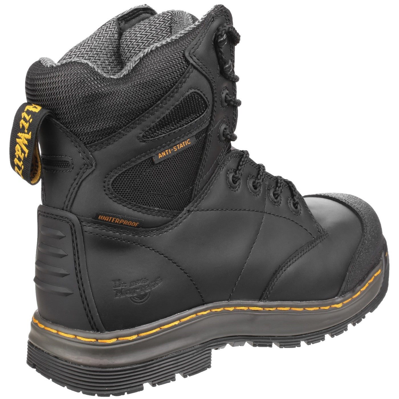 Dr Martens Torrent St 8 Tie Boot New Dallas Hydro S3 Black