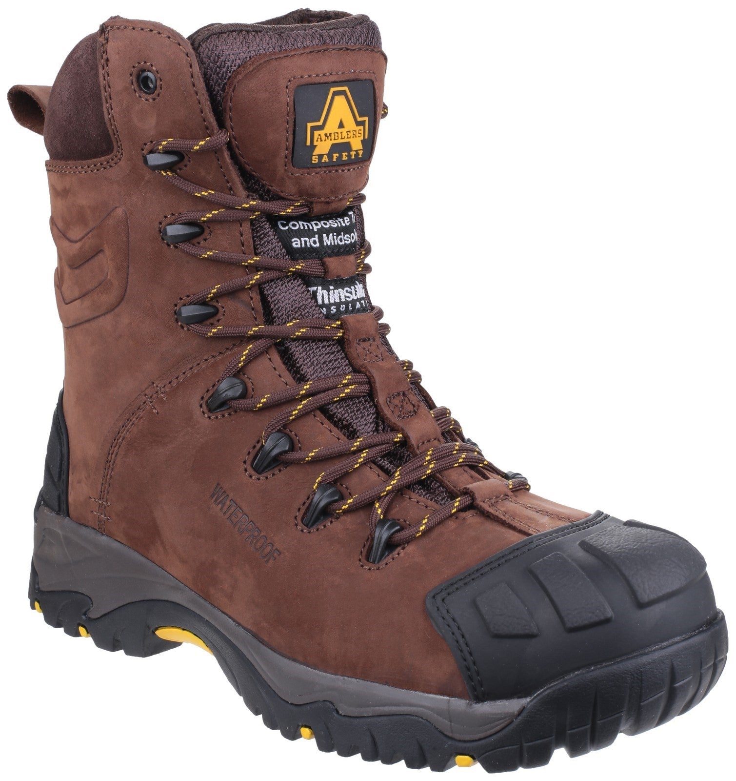 Amblers Safety AS995 Pillar Hi-leg Safety Boot S3 Brown