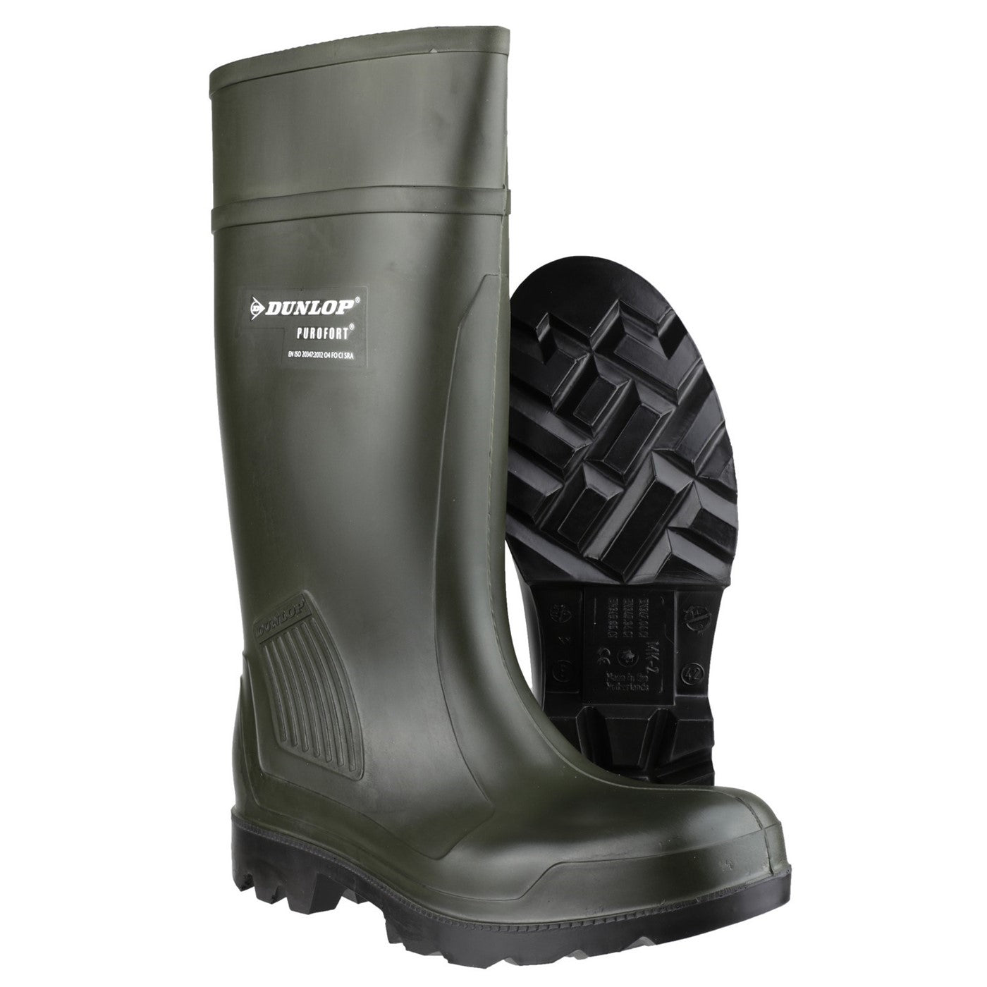 Dunlop Purofort Professional Wellington O4 Green